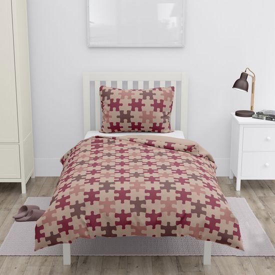 Povlečení 140*200 + 70*90, červené