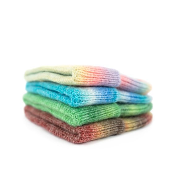 Teplá čepice na zimu zelená