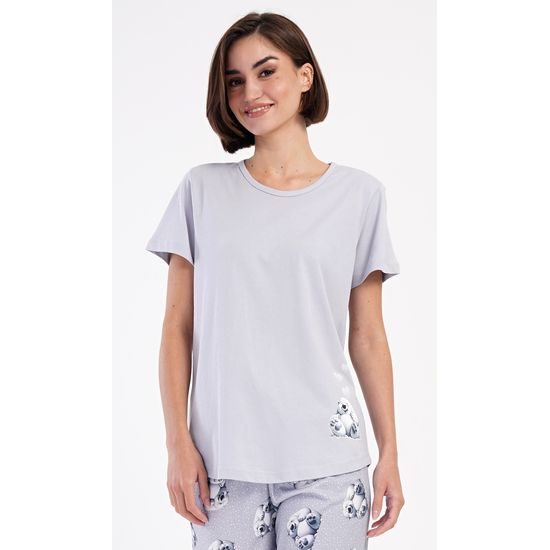 Dámské pyžamo kapri Polar bear - šedá