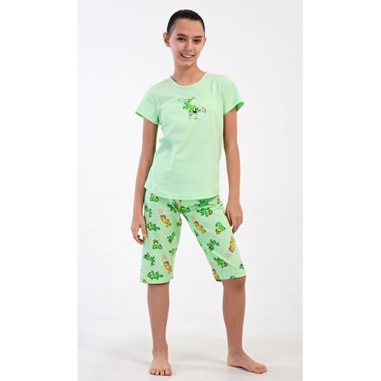 Dětské pyžamo kapri Ella - světle zelená