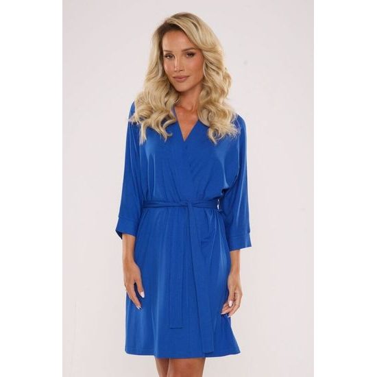 Dámský viskózový župan Visa modrý