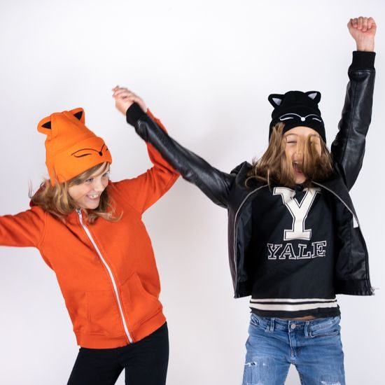 Zimní čepice pro děti bílá