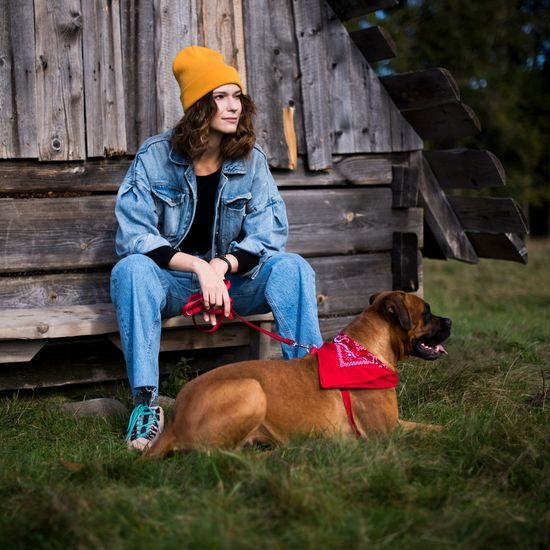 Zimní čepice unisex červená