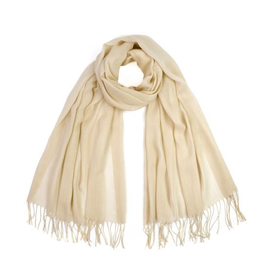 Šál Samadi - svetlebéžová