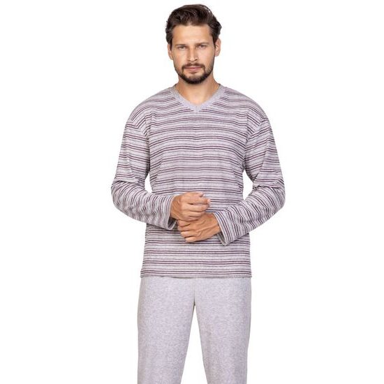 Pánské pyžamo 589 brown