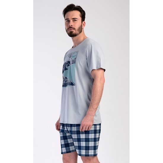 Pánské pyžamo šortky Wander - šedá