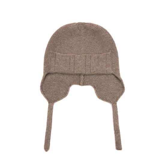 Ligovská čepice - tmavobéžová