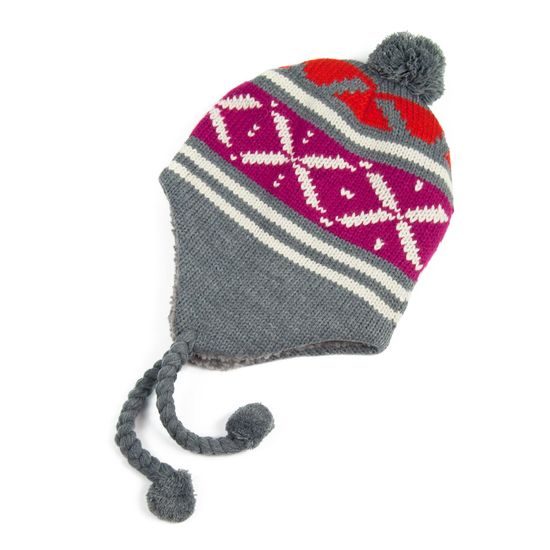 Klasická ušanka - šedá