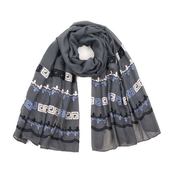 Šátek Panteon šedý