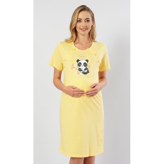 Dámská noční košile mateřská My love - světle šedá