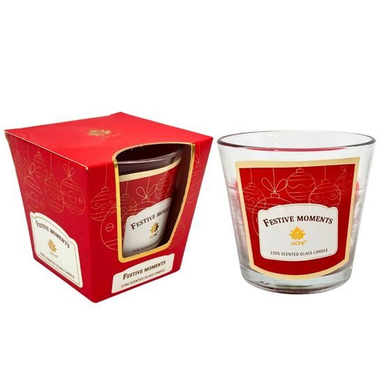 ARÔME Svíčka 120 g, ve skle, Festive Moments