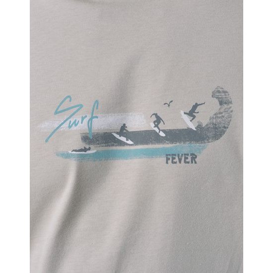 Pánské pyžamo krátké, šité, s potiskem 79190 - sv. šedá tm. šedá