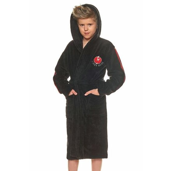 Chlapecký župan Super Hero černý