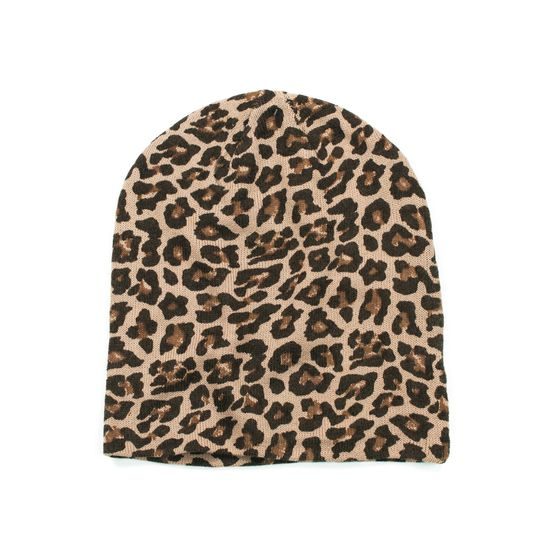 Stylová čepice - hnědá