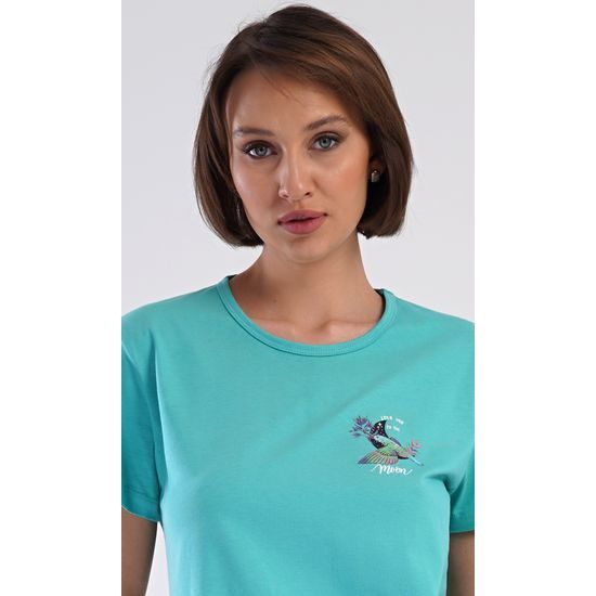 Dámské pyžamo kapri Kolibřík - mentolová