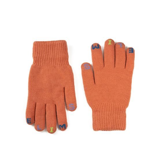 Dětské rukavice na zimu oranžové