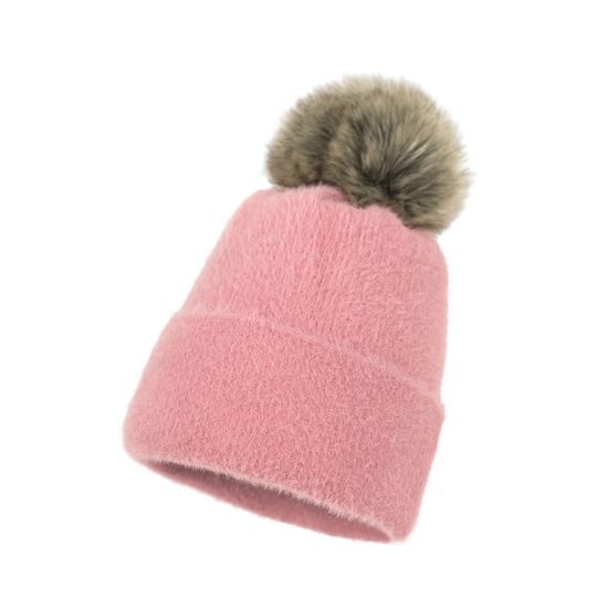 Dámská čepice Soft fluff šedá