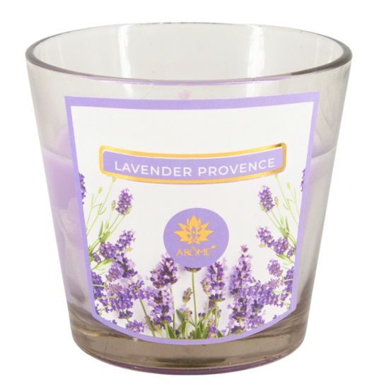 ARÔME Svíčka 120 g ve skle Lavender Provence