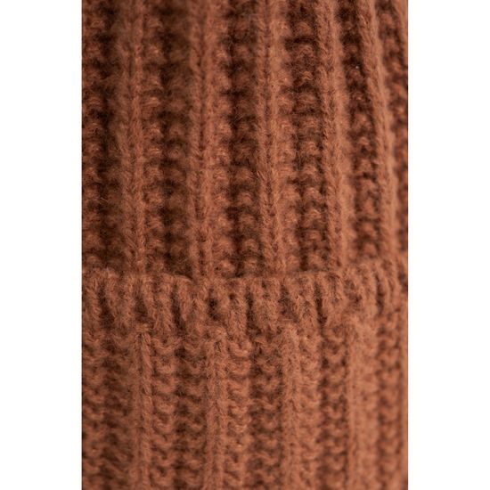 Čepice a šála - rezavá