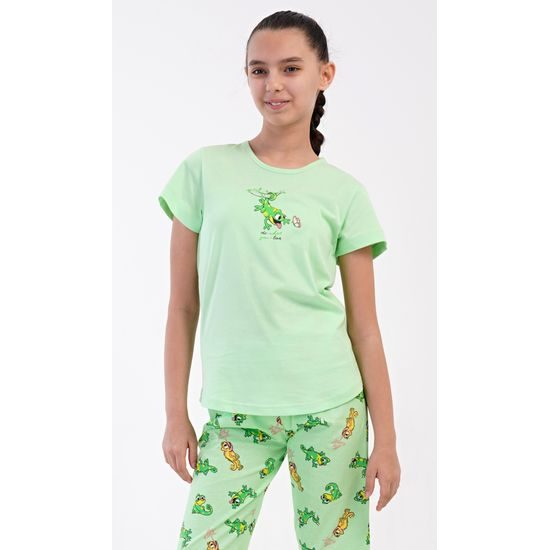 Dětské pyžamo kapri Ella - světle zelená