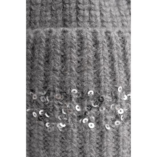 Zimní čepice - šedá