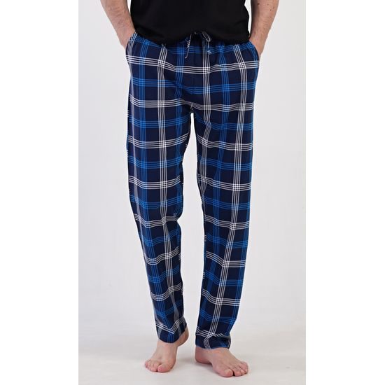 Pánské pyžamové kalhoty Matěj - tmavě modrá