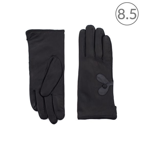 Elegantní kožené rukavice Lyngen černé