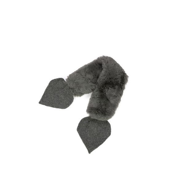 Čepice a límec - šedá