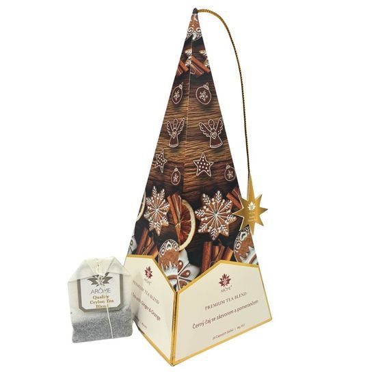 Vánoční dárkový set - čaj a svíčka Perníčky