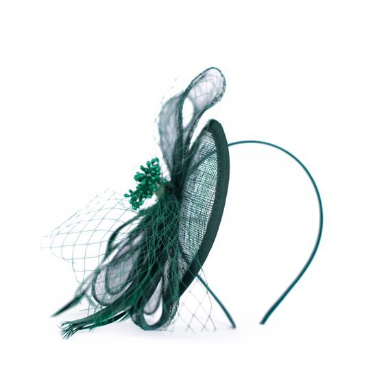 Dámský fascinátor žlutý