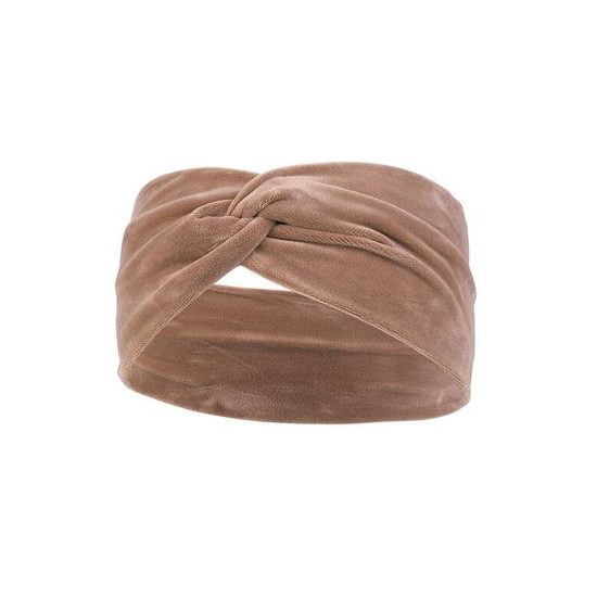 Velurová čelenka Samanta béžová