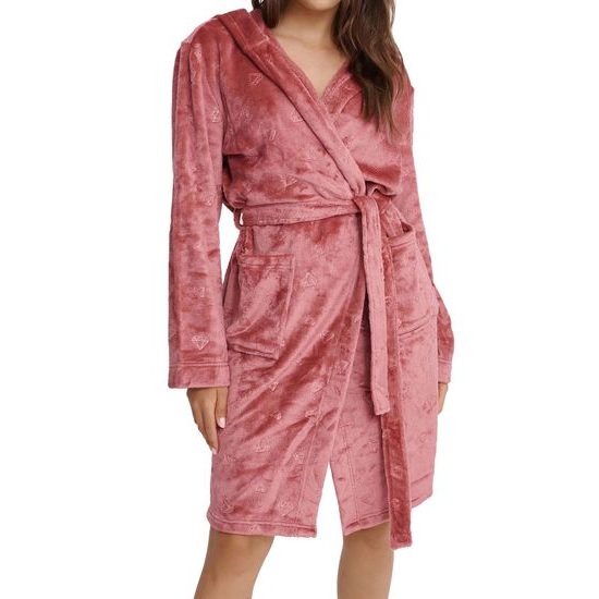 Dámský župan 41066 Glossy pink