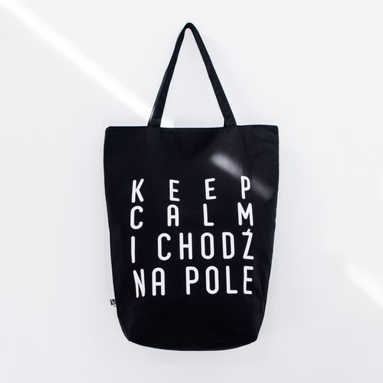 XXL Taška Keep calm černá