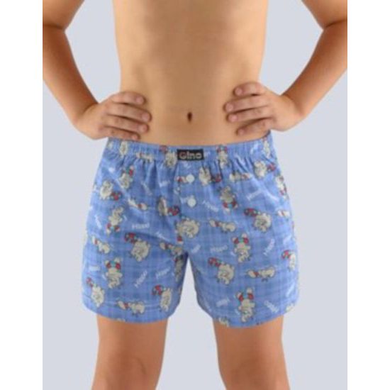 GINA dětské trenky volné chlapecké, šité, s potiskem 25011P - sv. modrá  červená | GINA | chlapecké trenýrky a slipy | chlapecké spodní prádlo,  Dětské spodní prádlo, Dětské | Perfektní Prádlo.cz
