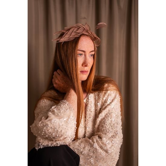 Fascinátor - černý