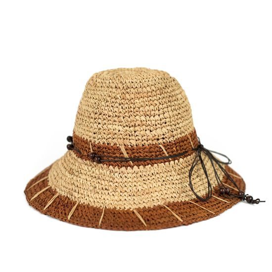 Klobouk se žlutou obrubou - hořčicový