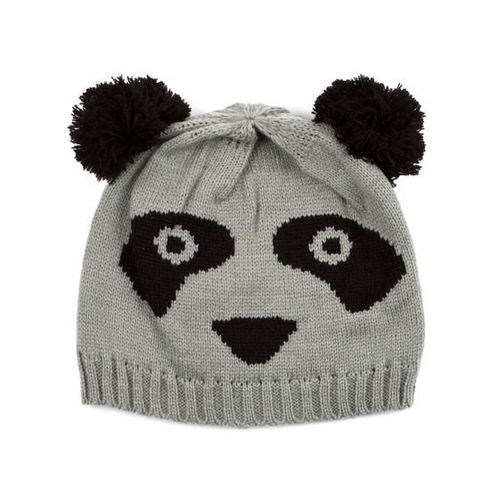 Čepice Panda - šedá