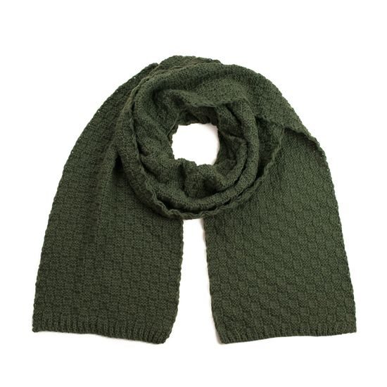 Klasická zimní šála s jednoduchou formou - černá