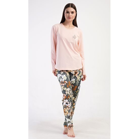 Dámské pyžamo dlouhé Mariana - khaki