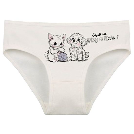 Dětské kalhotky Olivia - smetanová