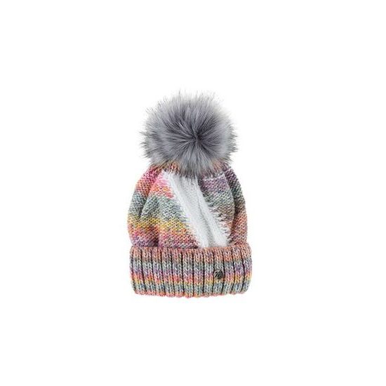 Extra teplá čepice Iceland barevná s bambulí