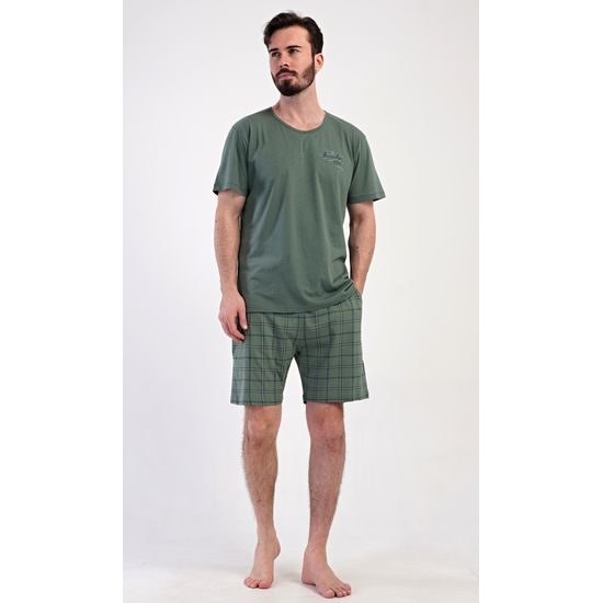 Pánské pyžamo šortky Ralph - khaki