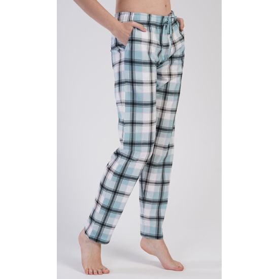 Dámské pyžamové kalhoty Kristýna - mentolová