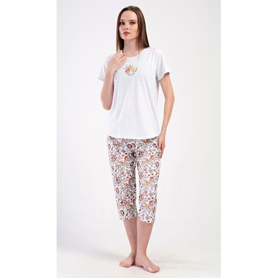 Dámské pyžamo kapri Moře - světle šedá