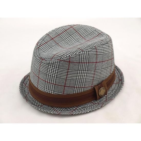 Klobouk Trilby Fedora šedý