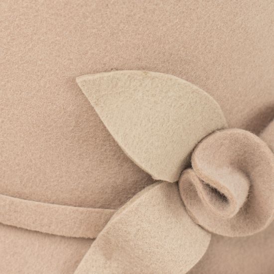 Béžový dámský klobouk