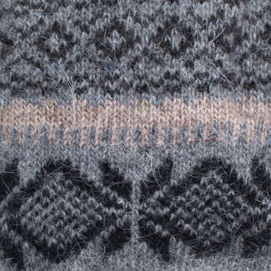 Béžové huňaté rukavice