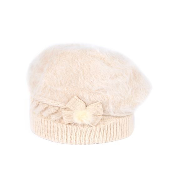 Elegantní chlupatý baret