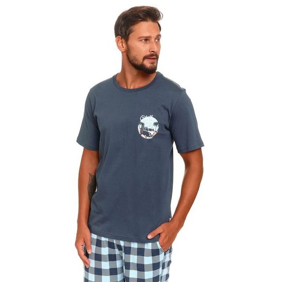 Pánské pyžamo 4416 deep blue
