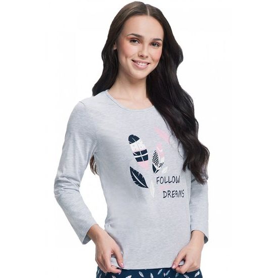 Dámské pyžamo 612 grey plus